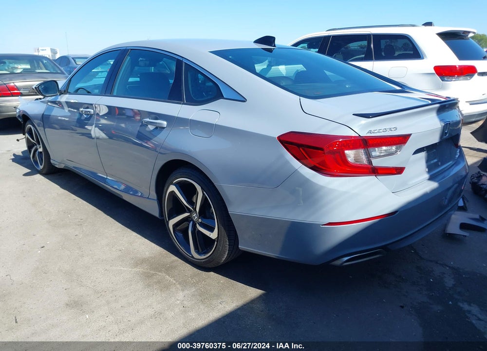 2022 HONDA ACCORD SPORT 2.0T VIN: 1HGCV2F35NA022848