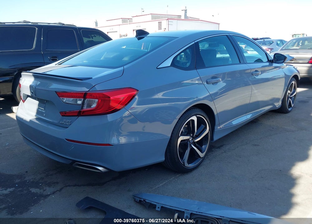 2022 HONDA ACCORD SPORT 2.0T VIN: 1HGCV2F35NA022848