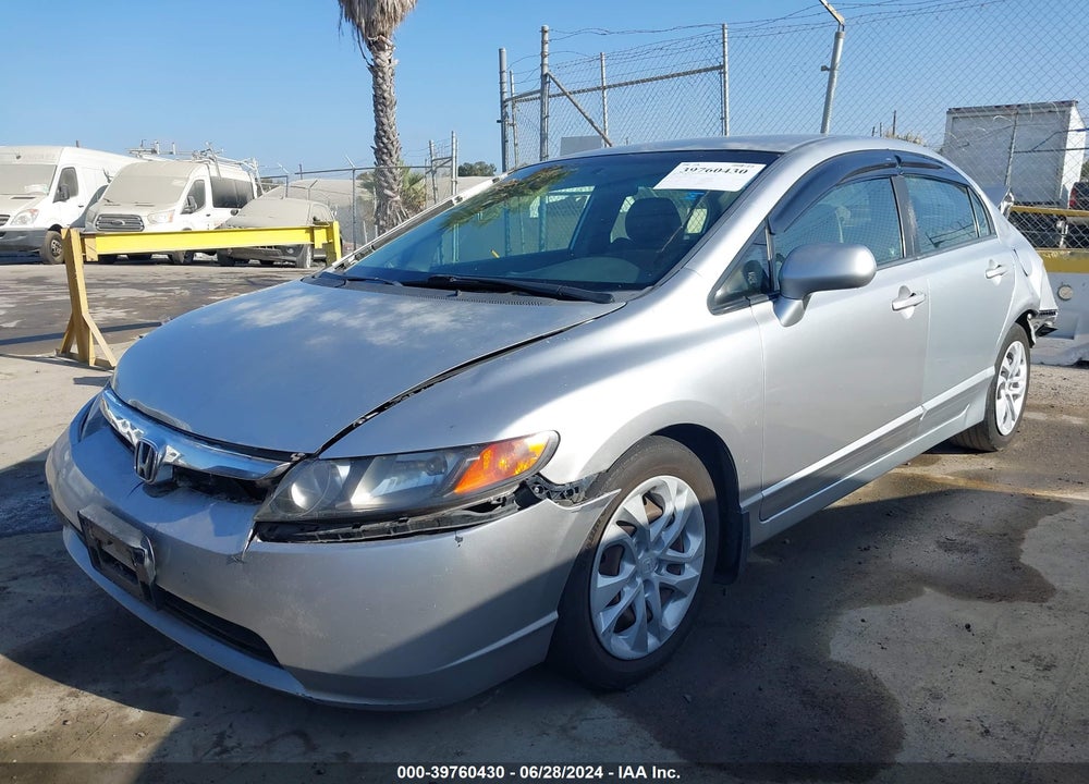 2008 HONDA CIVIC LX VIN: JHMFA165X8S002112