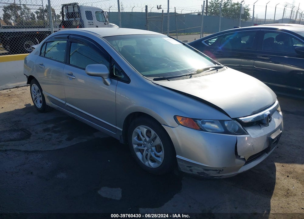 2008 HONDA CIVIC LX VIN: JHMFA165X8S002112