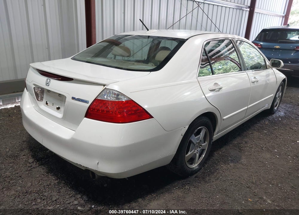 2006 HONDA ACCORD HYBRID VIN: JHMCN36566C001324