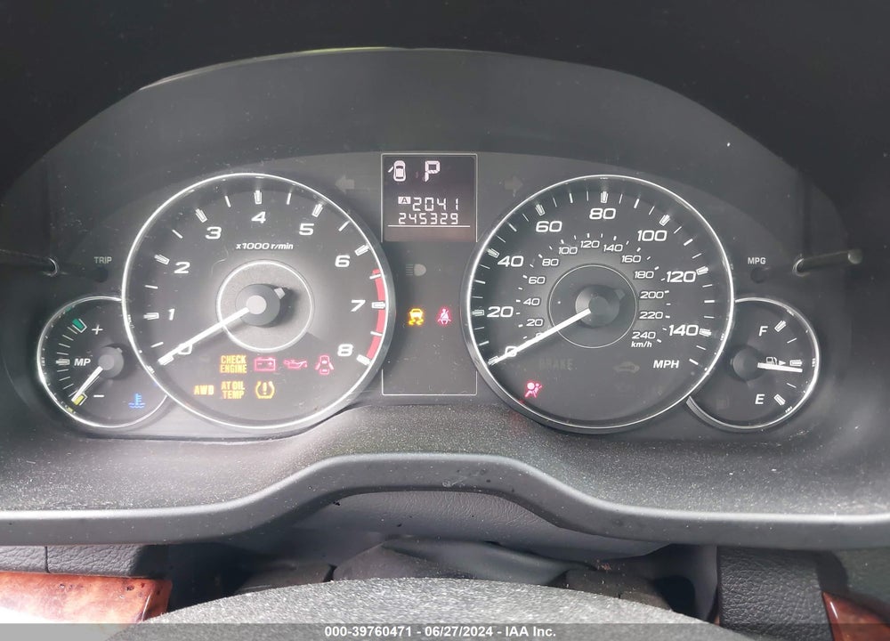 2011 SUBARU LEGACY 2.5I LIMITED VIN: 4S3BMBJ68B3236845