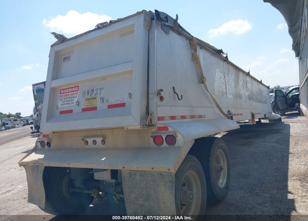 2015 VANTAGE DUMP TRAILERS DUMP VIN: 4E7AA3820FATA4850