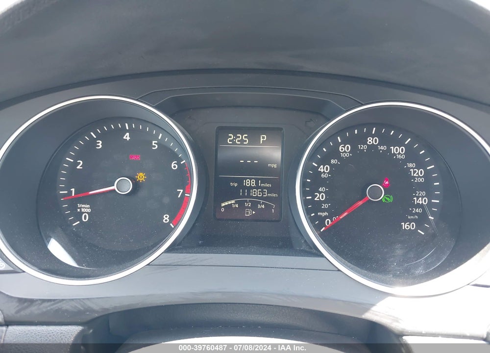 2015 VOLKSWAGEN JETTA 2.0L S VIN: 3VW2K7AJ1FM355782