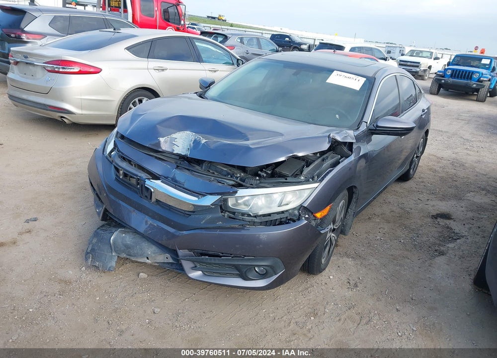 2017 HONDA CIVIC EX-L VIN: 19XFC1F77HE016260