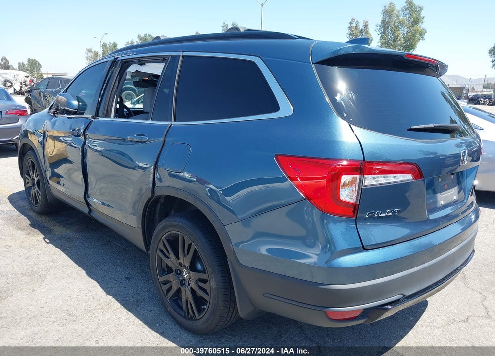 2022 HONDA PILOT AWD SPECIAL EDITION VIN: 5FNYF6H24NB007956
