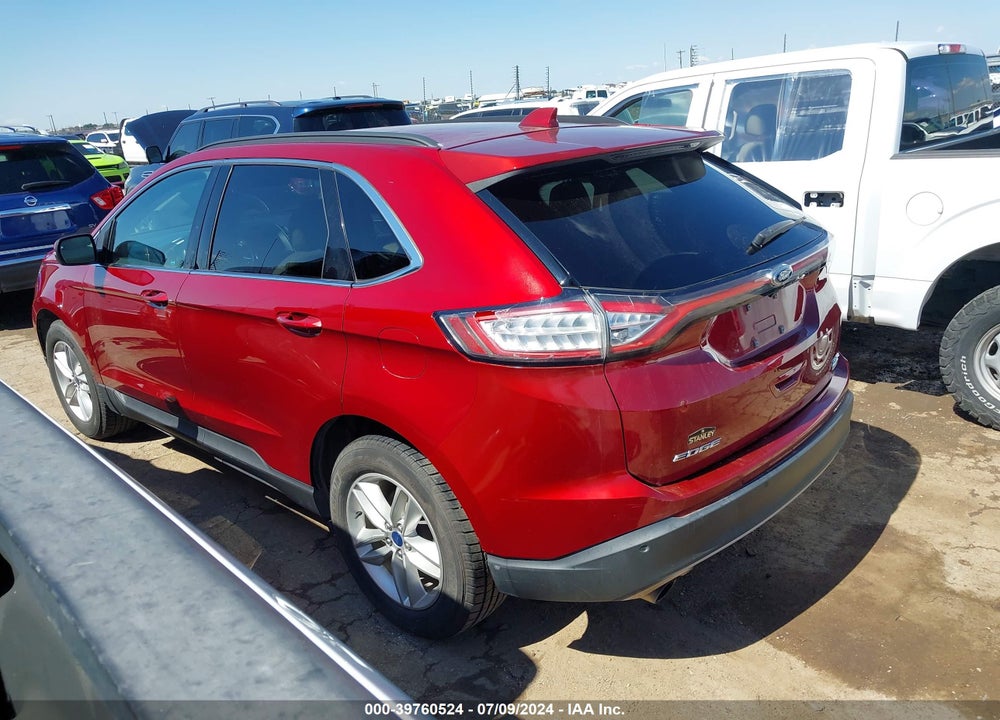 2016 FORD EDGE SEL VIN: 2FMPK3J99GBB88576