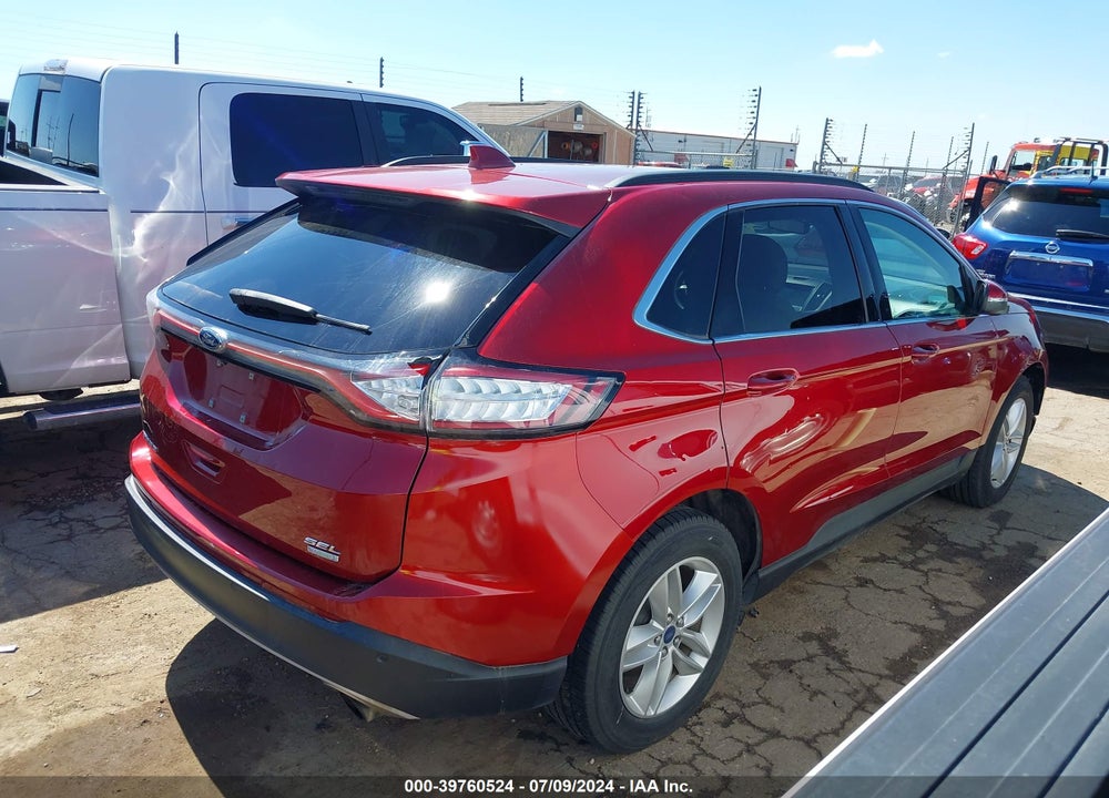 2016 FORD EDGE SEL VIN: 2FMPK3J99GBB88576