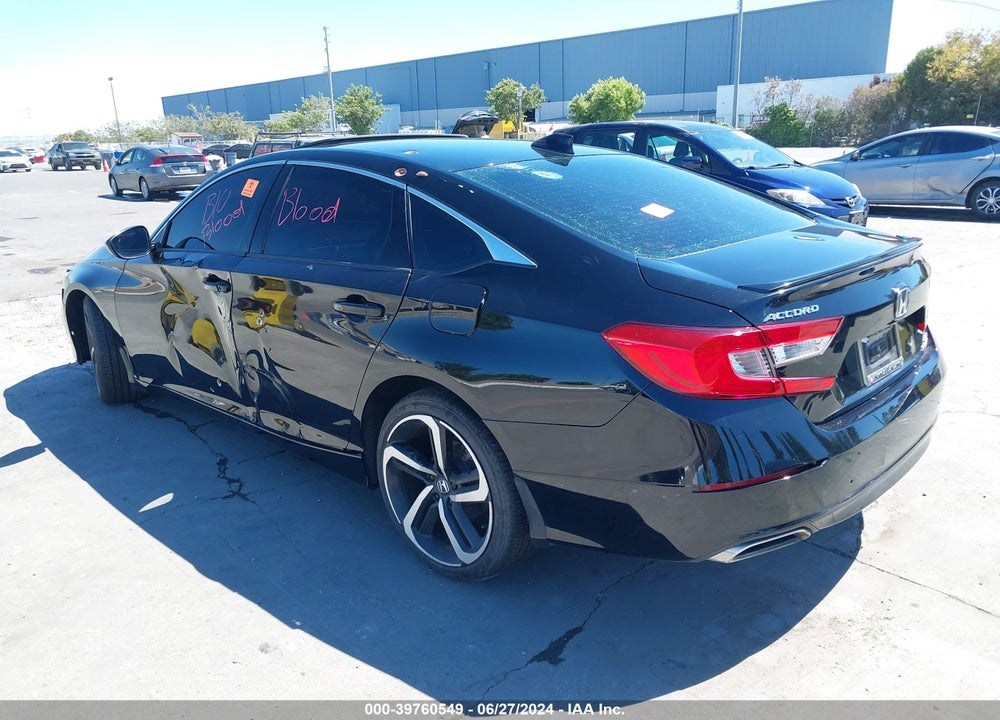 2019 HONDA ACCORD SPORT 2.0T VIN: 1HGCV2F3XKA005913