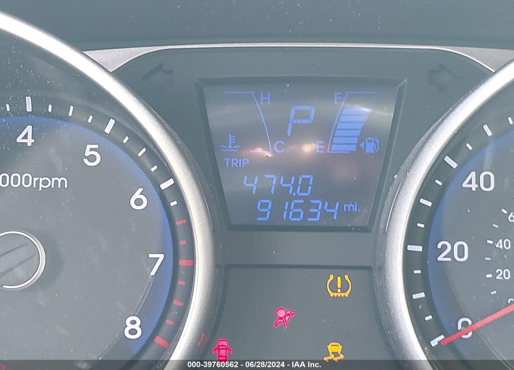 2014 HYUNDAI TUCSON SE VIN: KM8JU3AG9EU819283