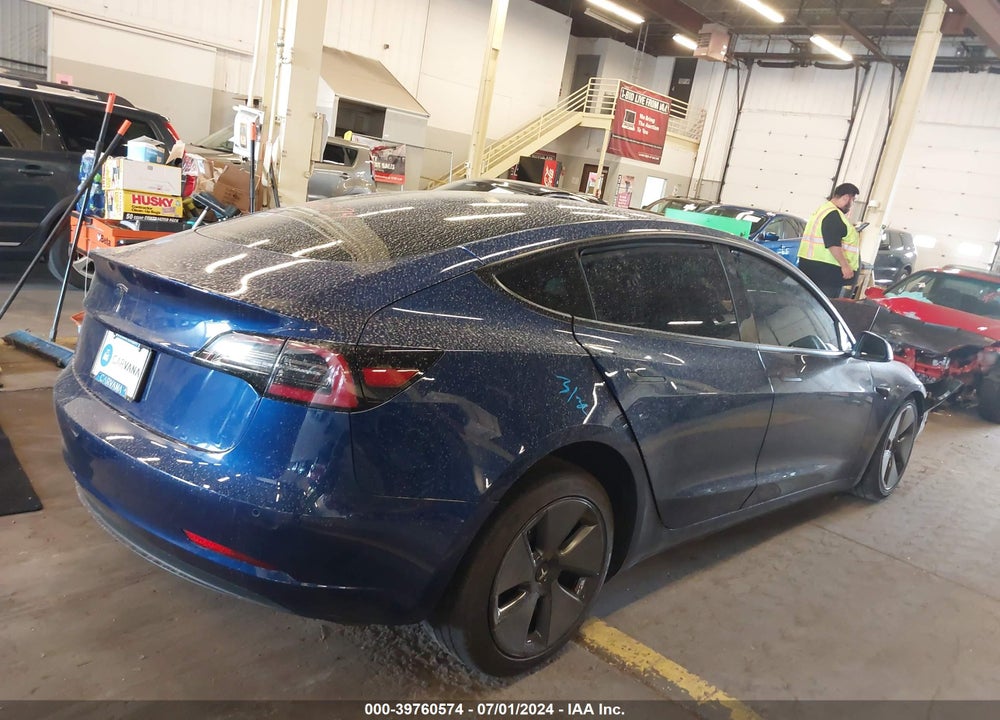 2021 TESLA MODEL 3 STANDARD RANGE PLUS REAR-WHEEL DRIVE VIN: 5YJ3E1EA3MF014603