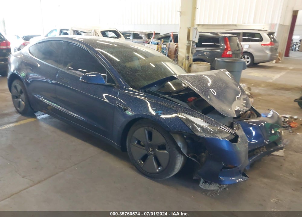 2021 TESLA MODEL 3 STANDARD RANGE PLUS REAR-WHEEL DRIVE VIN: 5YJ3E1EA3MF014603
