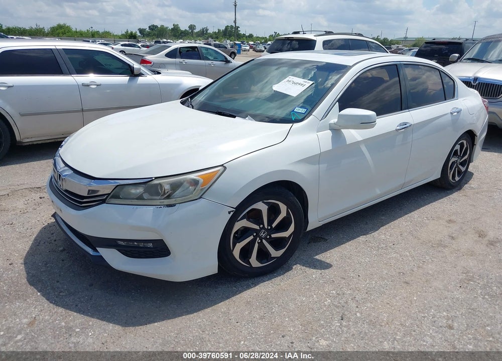 2016 HONDA ACCORD EX-L VIN: 1HGCR2F80GA246242