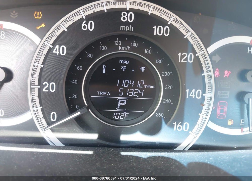 2016 HONDA ACCORD EX-L VIN: 1HGCR2F80GA246242