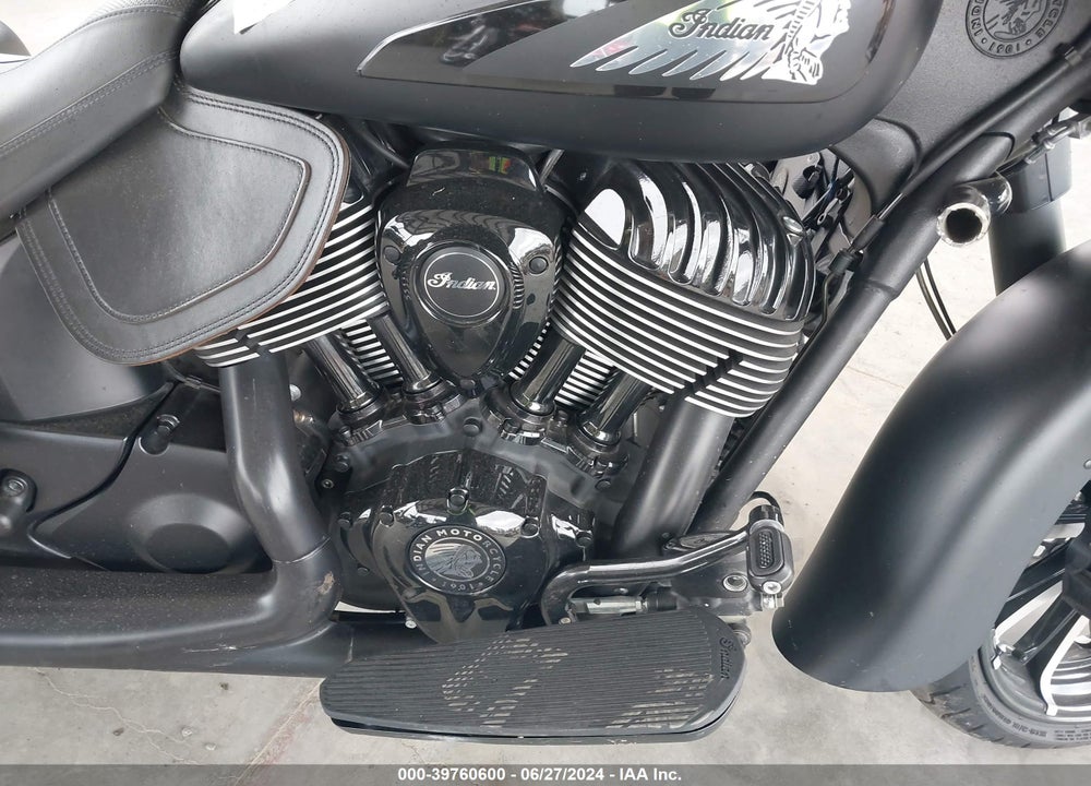 2019 INDIAN MOTORCYCLE CO. CHIEFTAIN DARK HORSE VIN: 56KTCDAA1K3381498