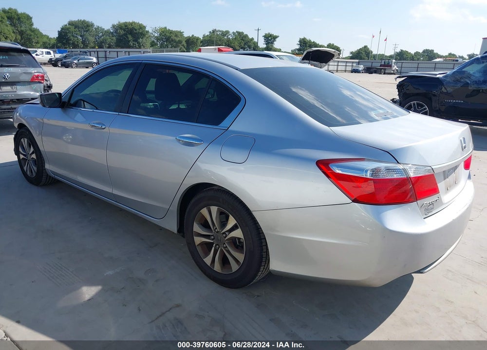2013 HONDA ACCORD LX VIN: 1HGCR2F34DA015392
