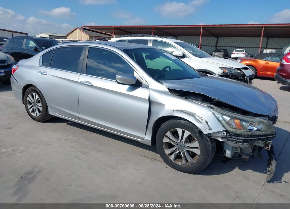 2013 HONDA ACCORD LX VIN: 1HGCR2F34DA015392
