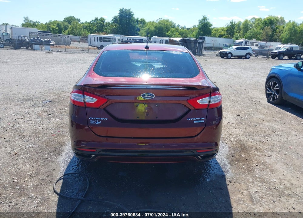 2016 FORD FUSION TITANIUM VIN: 3FA6P0K93GR120165