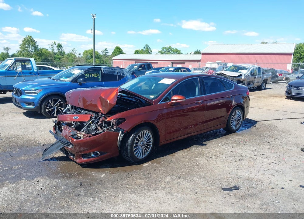 2016 FORD FUSION TITANIUM VIN: 3FA6P0K93GR120165