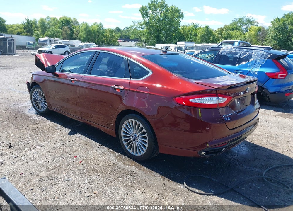 2016 FORD FUSION TITANIUM VIN: 3FA6P0K93GR120165