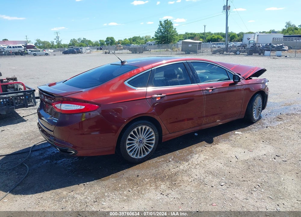 2016 FORD FUSION TITANIUM VIN: 3FA6P0K93GR120165