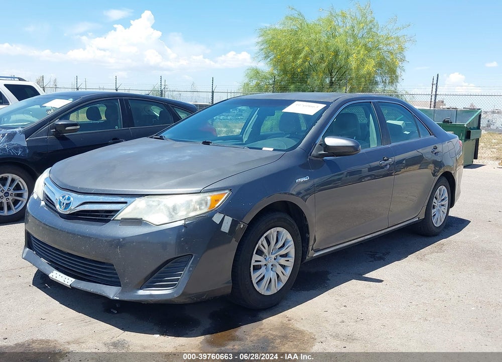 2012 TOYOTA CAMRY HYBRID LE VIN: 4T1BD1FK2CU039015
