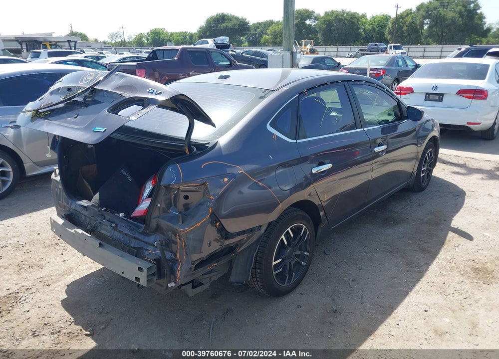 2013 NISSAN SENTRA SV VIN: 3N1AB7AP6DL766362