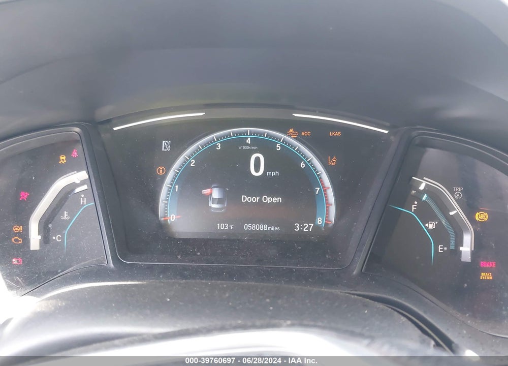 2019 HONDA CIVIC LX VIN: 2HGFC2F63KH529435