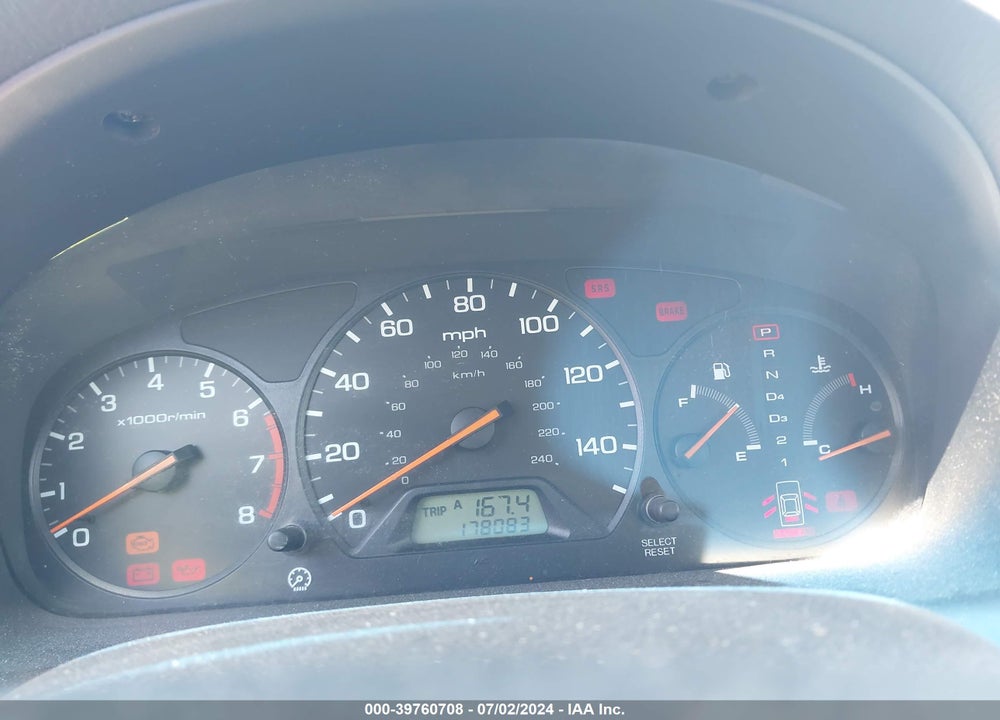 2001 HONDA ACCORD 2.3 EX VIN: 1HGCG56681A102614