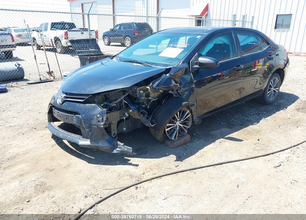 2016 TOYOTA COROLLA LE PREMIUM VIN: 5YFBURHEXGP384760