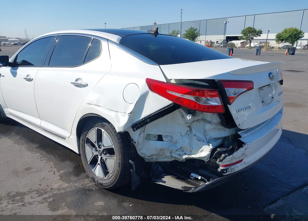 2013 KIA OPTIMA HYBRID EX VIN: KNAGM4AD6D5051908