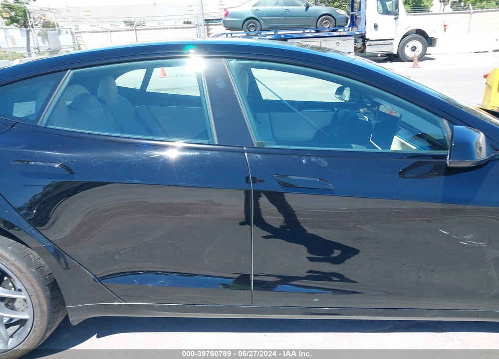 2022 TESLA MODEL S PLAID TRI MOTOR ALL-WHEEL DRIVE VIN: 5YJSA1E63NF461520