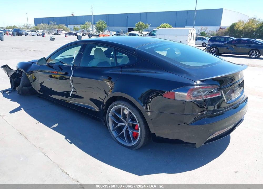 2022 TESLA MODEL S PLAID TRI MOTOR ALL-WHEEL DRIVE VIN: 5YJSA1E63NF461520