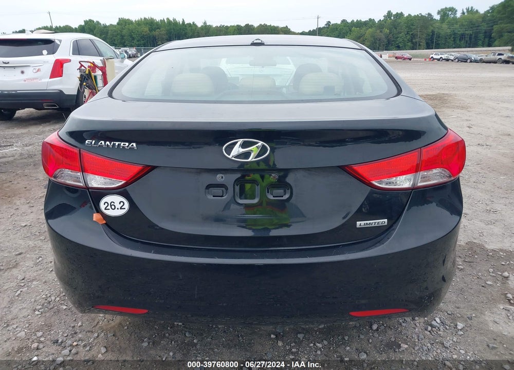 2013 HYUNDAI ELANTRA LIMITED VIN: 5NPDH4AE6DH304633