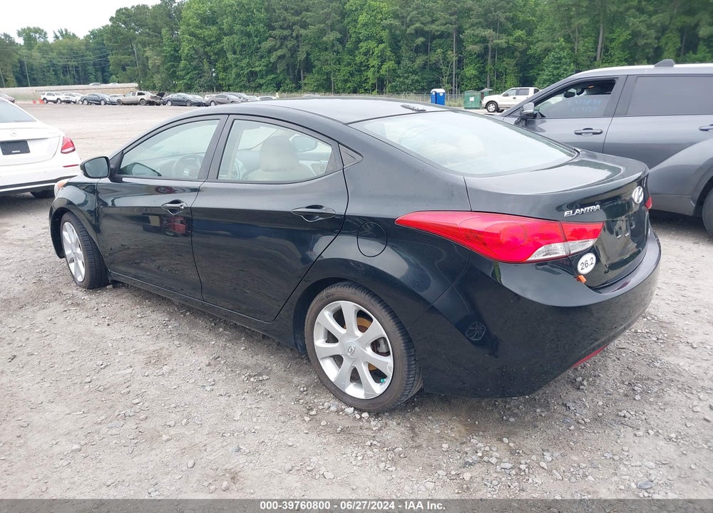 2013 HYUNDAI ELANTRA LIMITED VIN: 5NPDH4AE6DH304633
