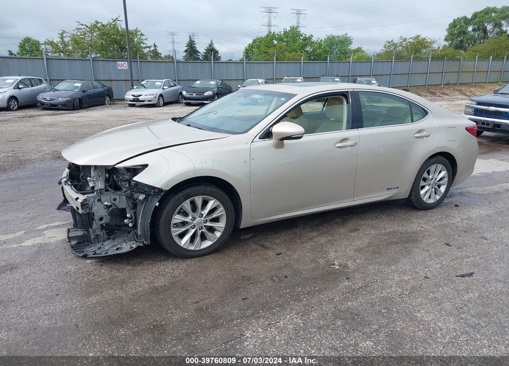 2013 LEXUS ES 300H VIN: JTHBW1GG2D2006164