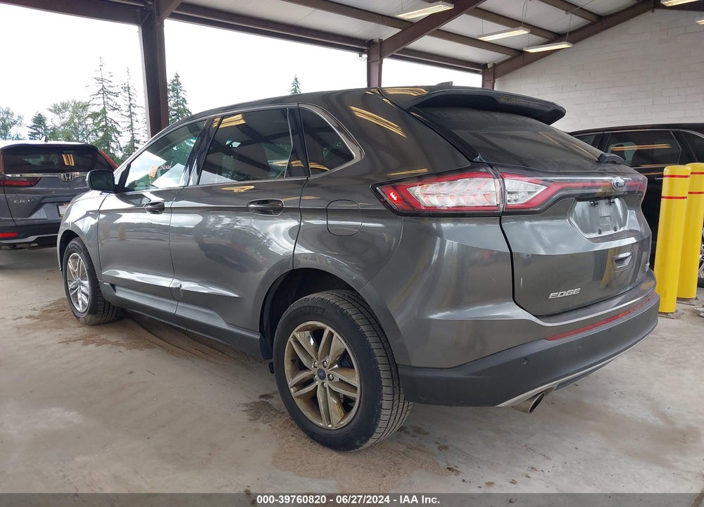 2015 FORD EDGE SEL VIN: 2FMTK4J90FBC17885