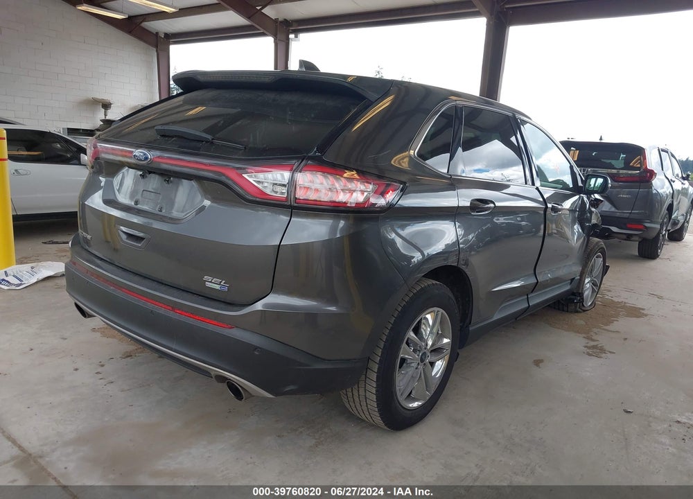 2015 FORD EDGE SEL VIN: 2FMTK4J90FBC17885