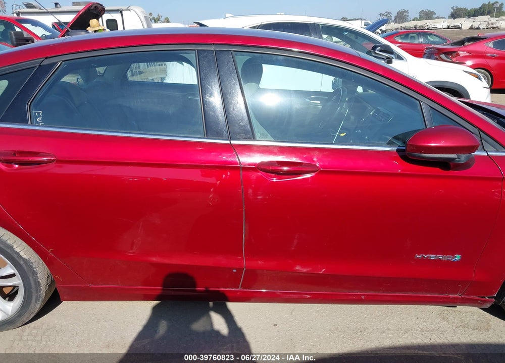 2018 FORD FUSION HYBRID SE VIN: 3FA6P0LU6JR173792