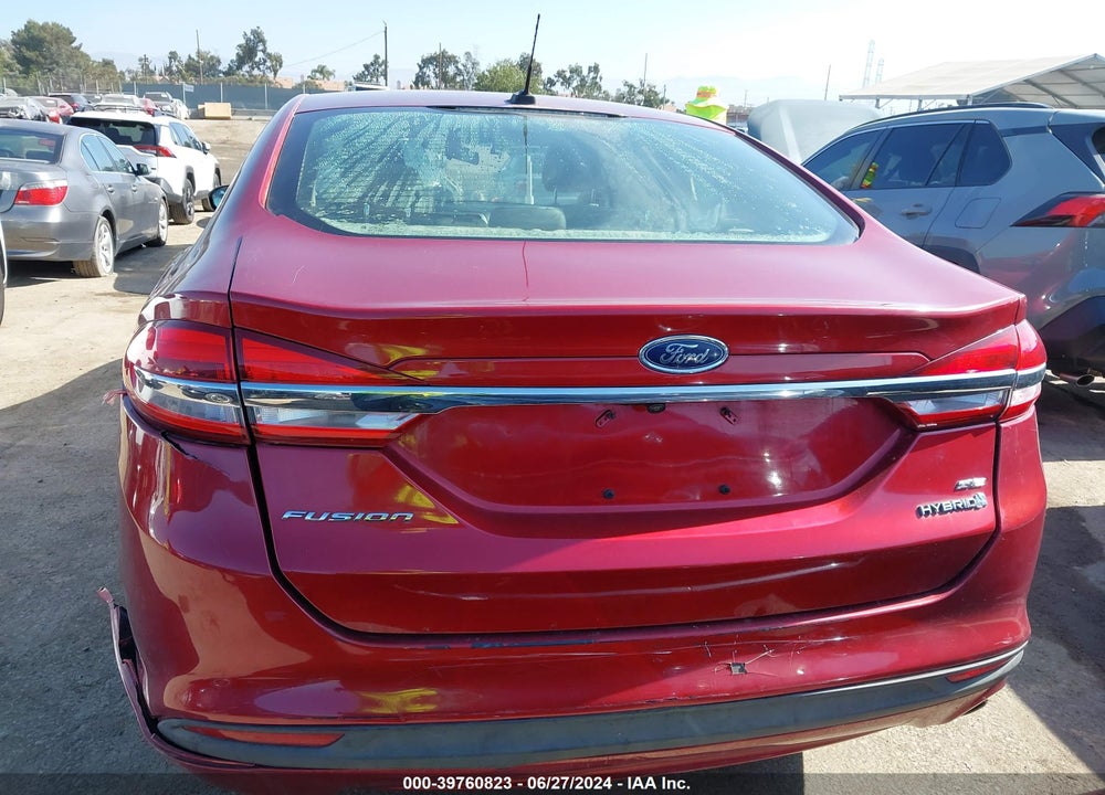 2018 FORD FUSION HYBRID SE VIN: 3FA6P0LU6JR173792
