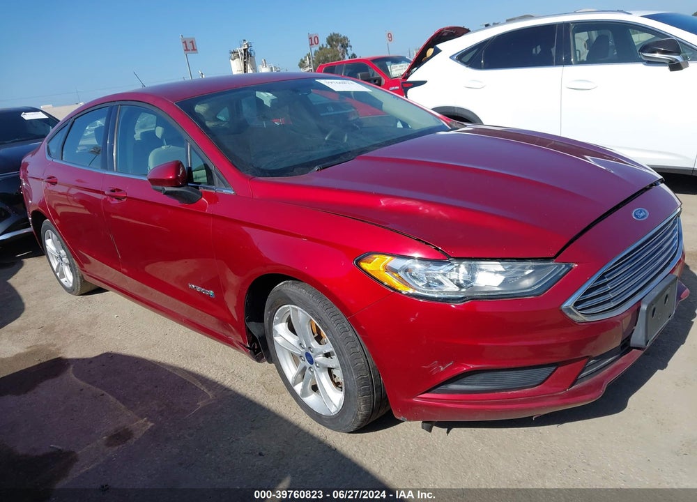 2018 FORD FUSION HYBRID SE VIN: 3FA6P0LU6JR173792