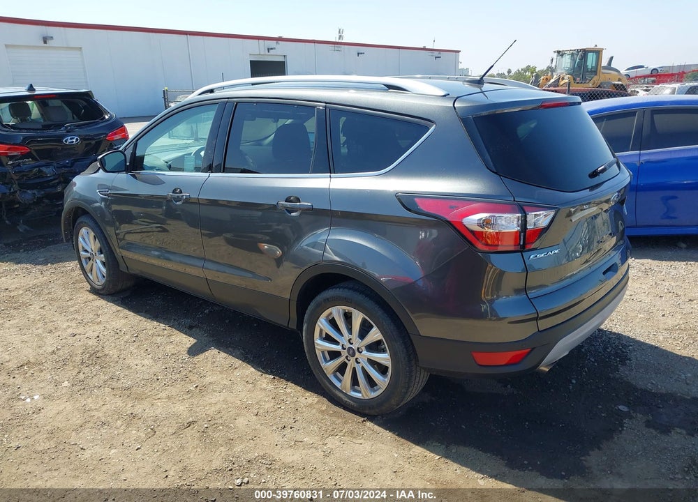 2017 FORD ESCAPE TITANIUM VIN: 1FMCU0J95HUA28150