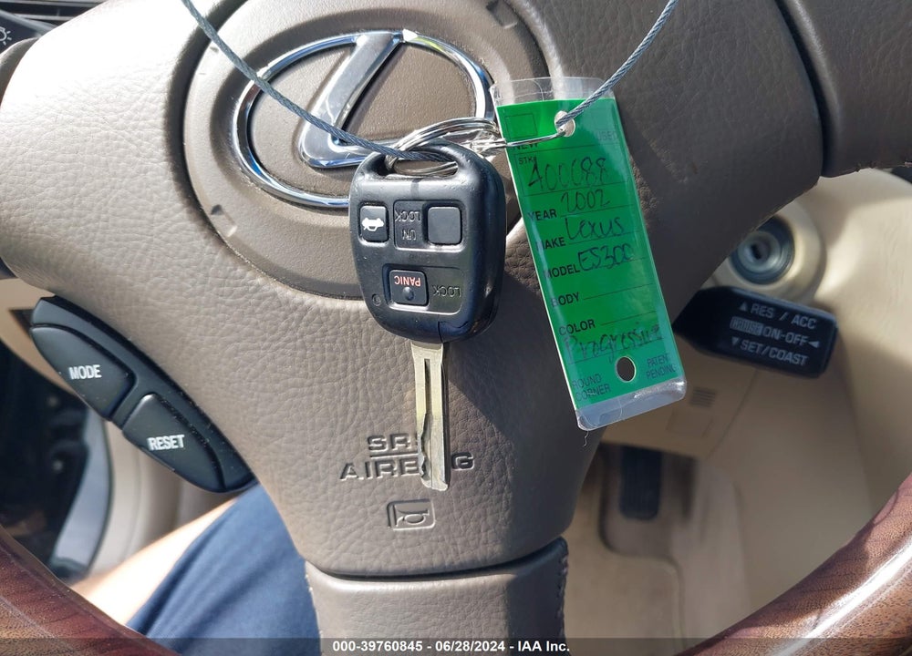 2002 LEXUS ES 300 VIN: JTHBF30G125022728