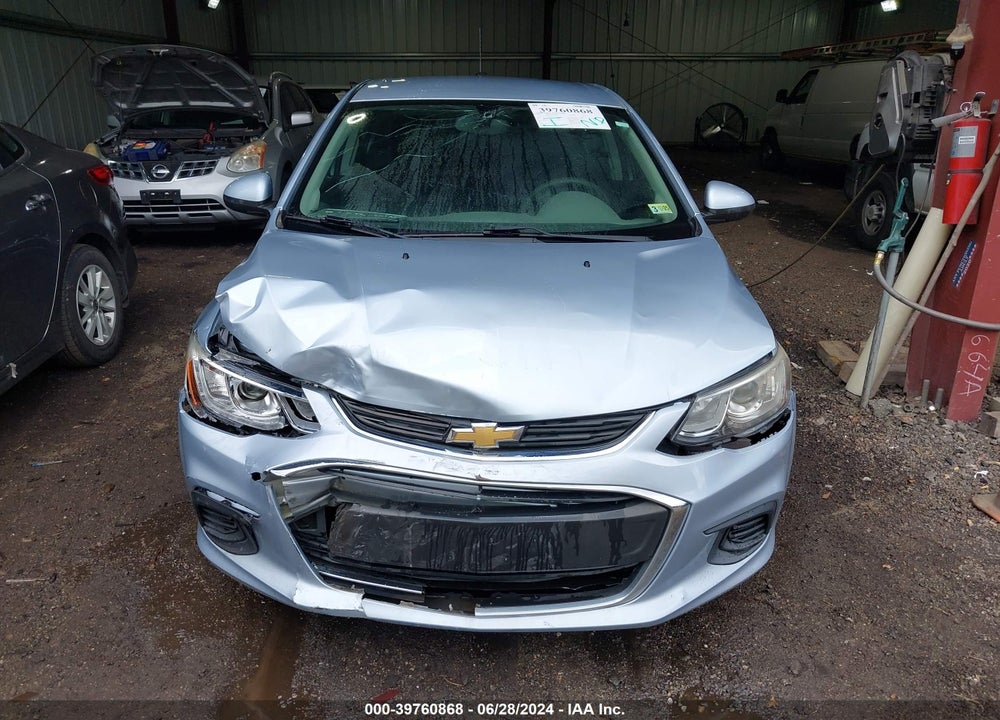 2017 CHEVROLET SONIC LT AUTO VIN: 1G1JD5SH5H4148277