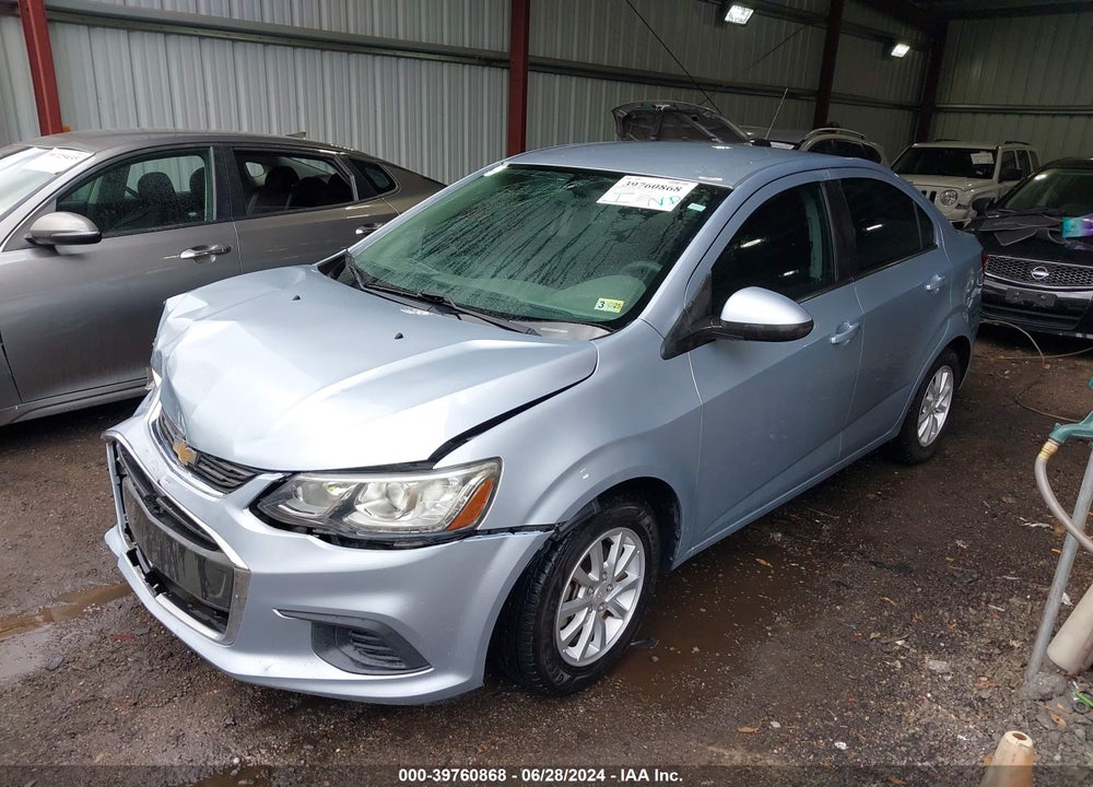 2017 CHEVROLET SONIC LT AUTO VIN: 1G1JD5SH5H4148277