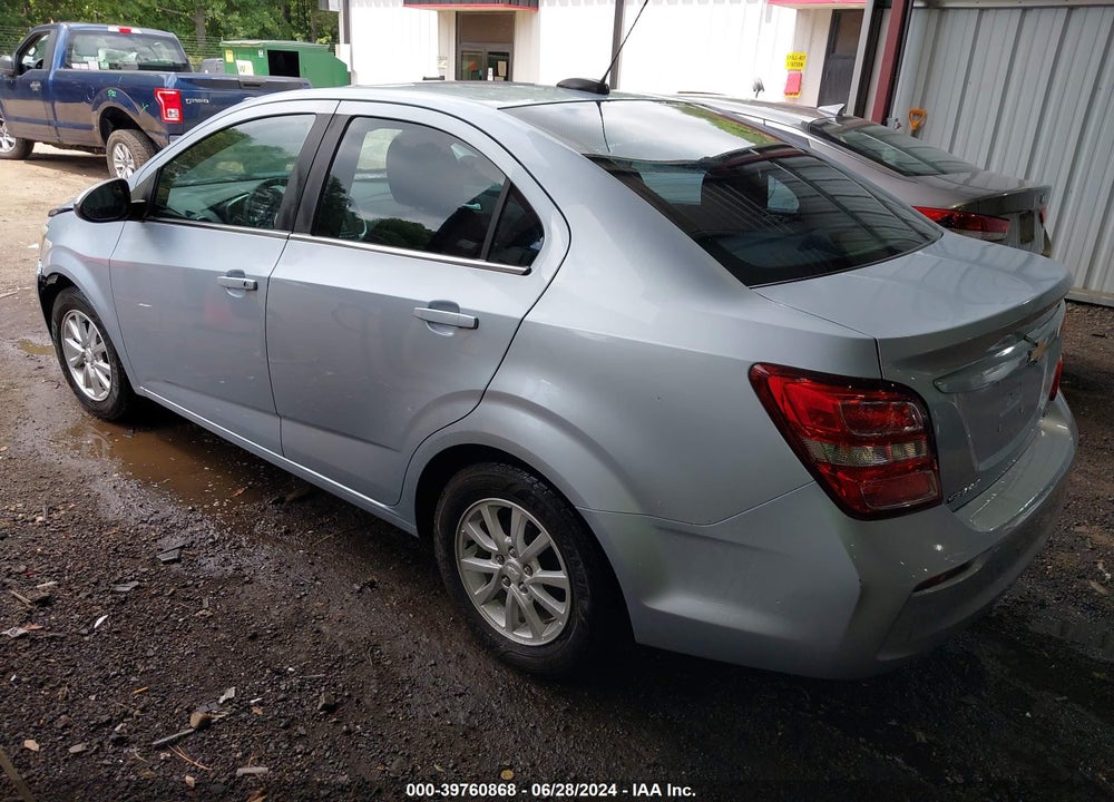 2017 CHEVROLET SONIC LT AUTO VIN: 1G1JD5SH5H4148277