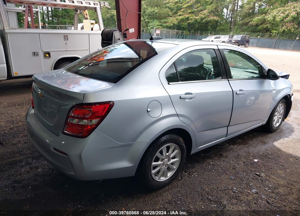 2017 CHEVROLET SONIC LT AUTO VIN: 1G1JD5SH5H4148277