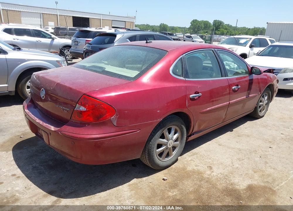 2007 BUICK LACROSSE CXL VIN: 2G4WD582071249295