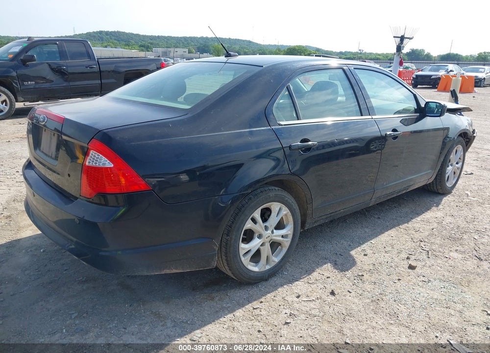 2012 FORD FUSION SE VIN: 3FAHP0HA7CR187615