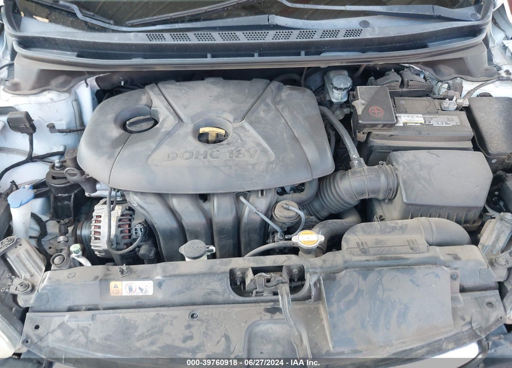 2013 HYUNDAI ELANTRA GLS VIN: 5NPDH4AEXDH170578